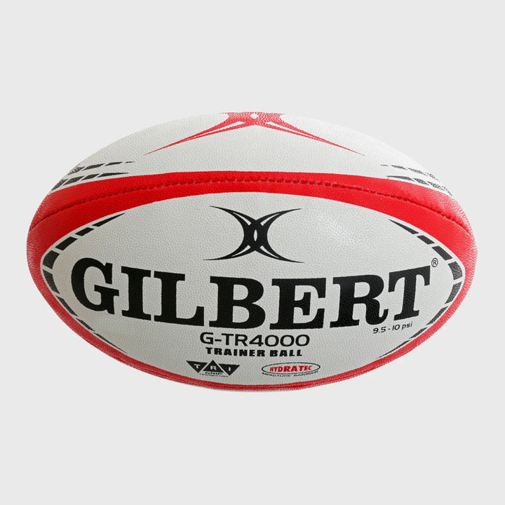 Gilbert G-TR4000 Training Rugby Ball Red Size 3 - Rugbystuff.com