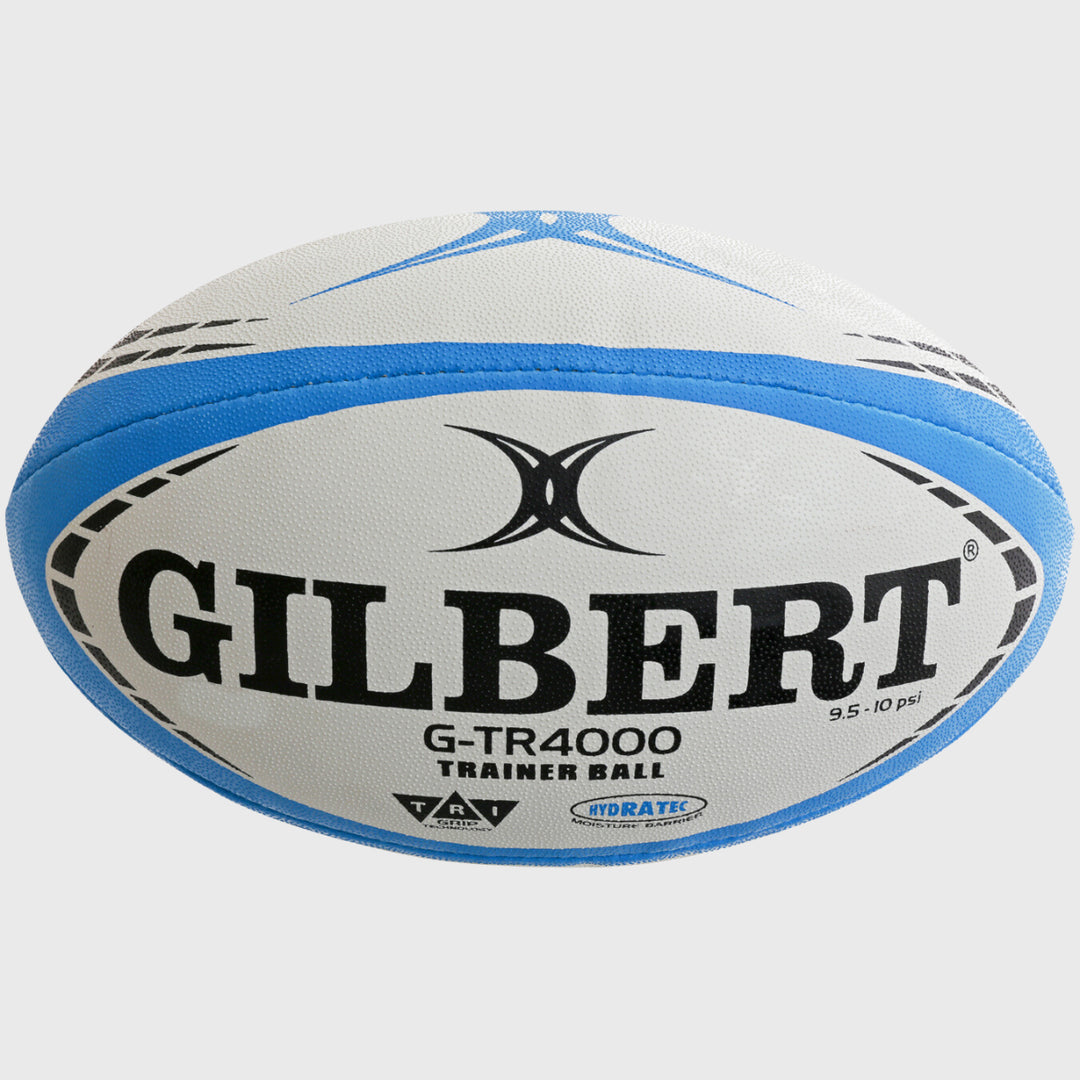Gilbert G-TR4000 Training Rugby Ball Sky Blue Size 5 - Rugbystuff.com