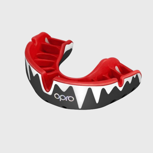 Opro Platinum Mouthguard Red/White/Black - Rugbystuff.com