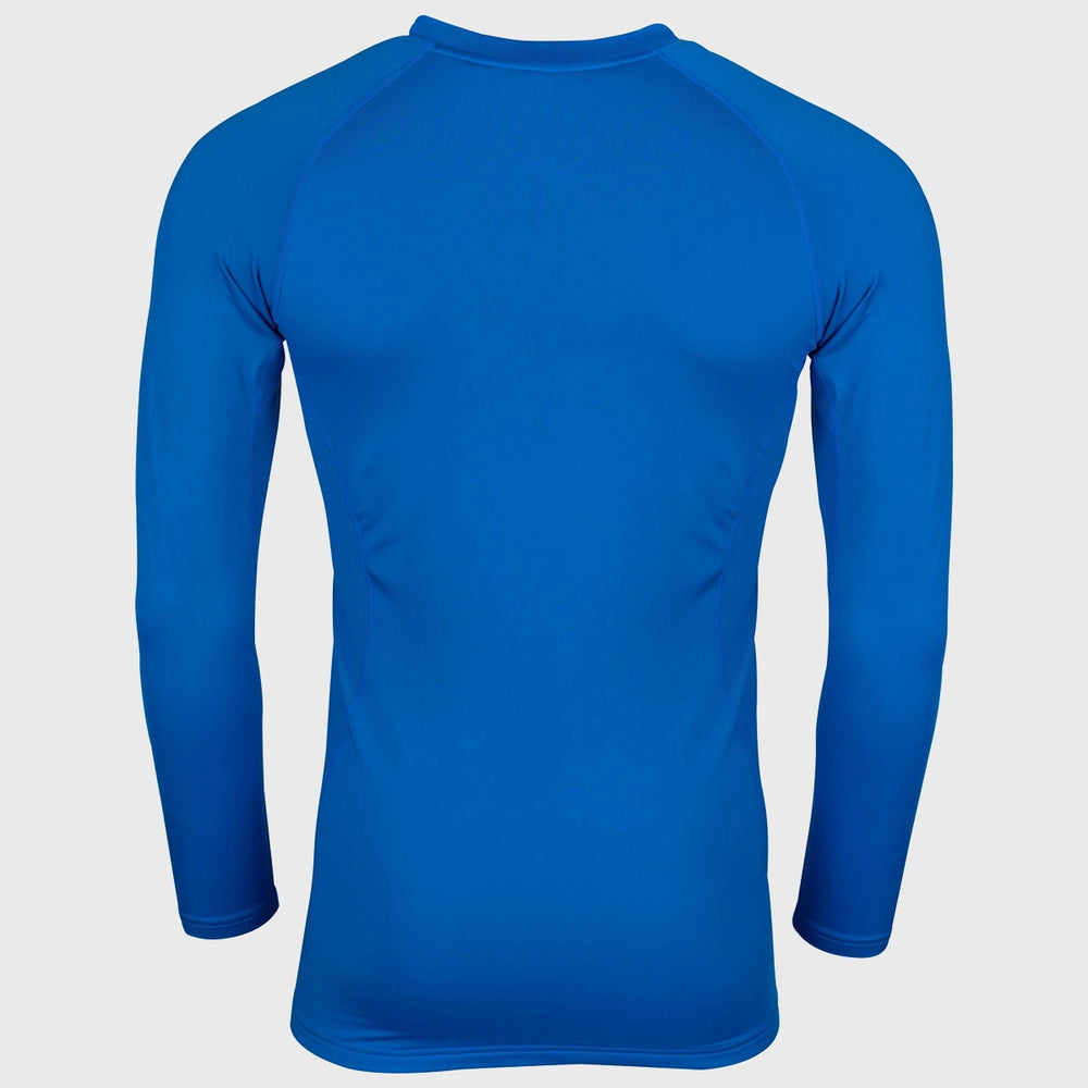 Gilbert Men's Atomic II Long Sleeve Baselayer Top Royal Blue - Rugbystuff.com