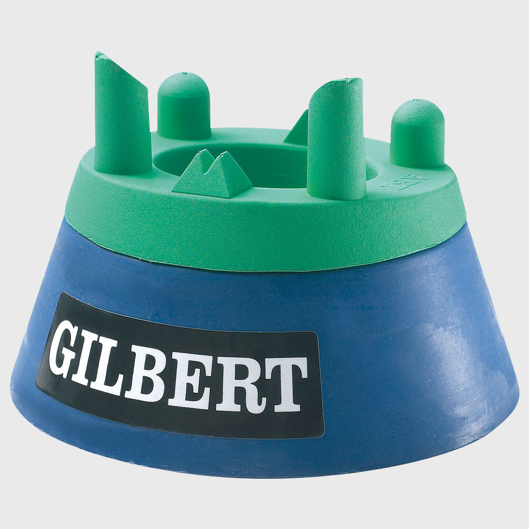 Gilbert Adjustable Rugby Kicking Tee Blue/Green - Rugbystuff.com