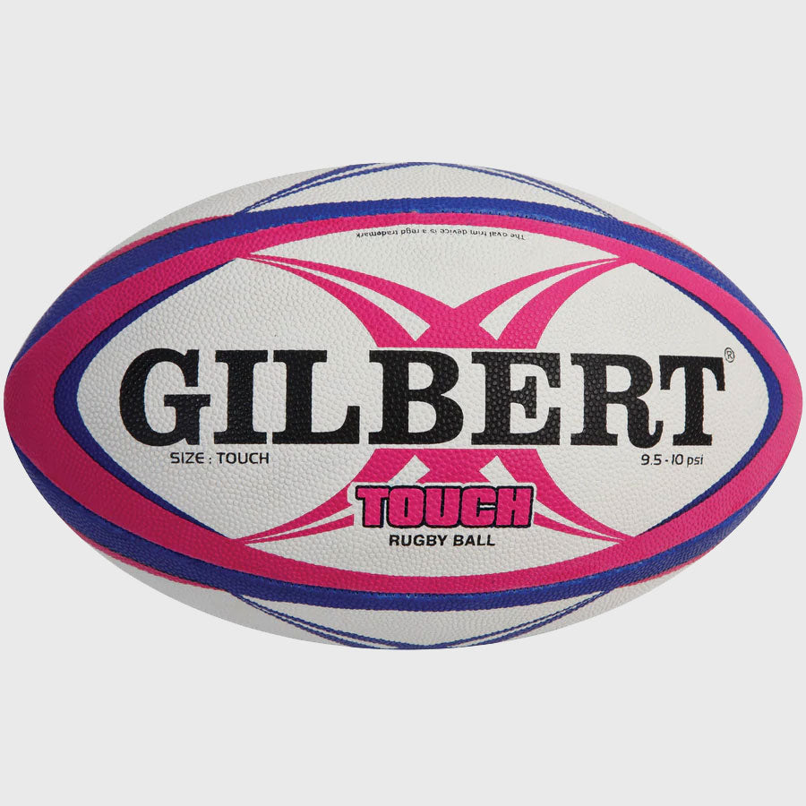 Gilbert Touch Rugby Ball Pink/Blue - Rugbystuff.com