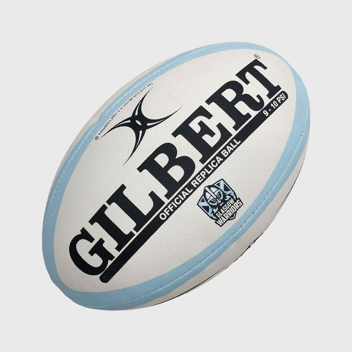 Gilbert Glasgow Warriors Midi Rugby Ball - Rugbystuff.com