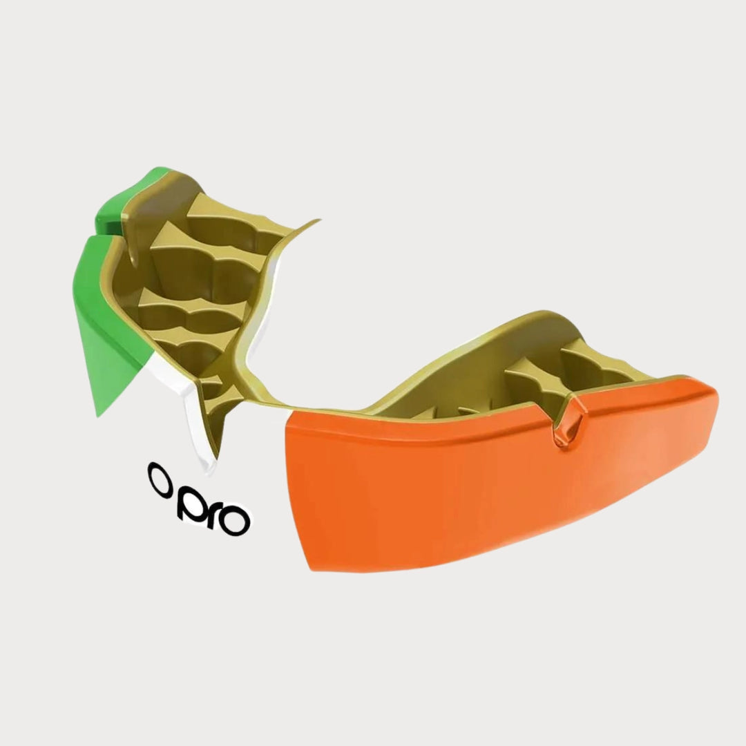 Opro Instant Custom-Fit Ireland Flag Mouthguard - Rugbystuff.com