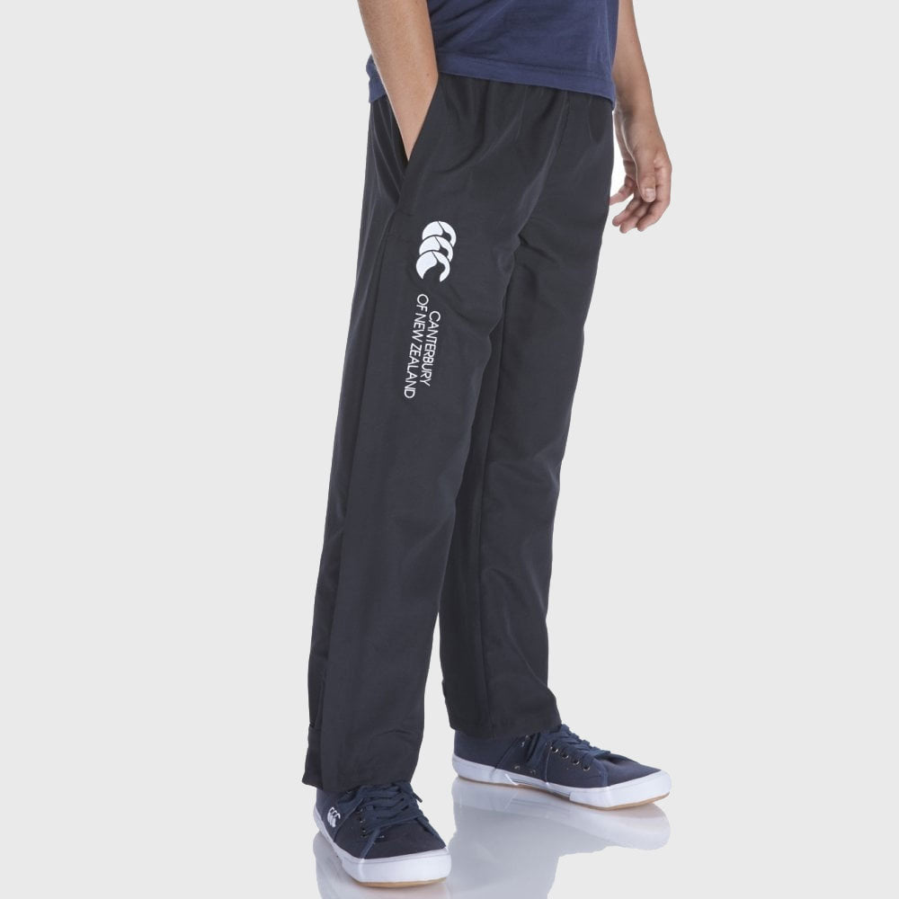 Canterbury Kid's Open Hem Stadium Pants Black - Rugbystuff.com