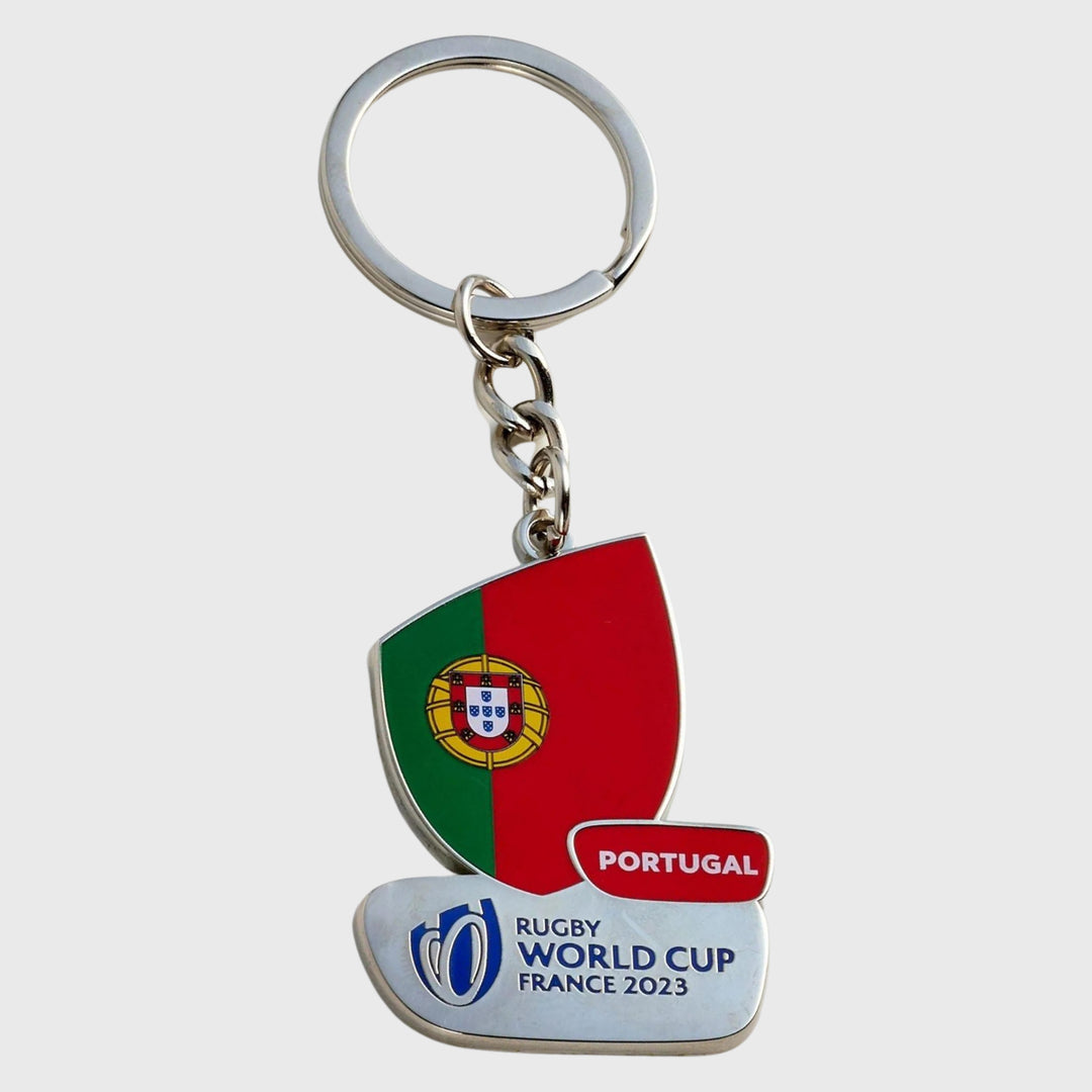 Official Rugby World Cup 2023 Portugal Flag Keyring - Rugbystuff.com