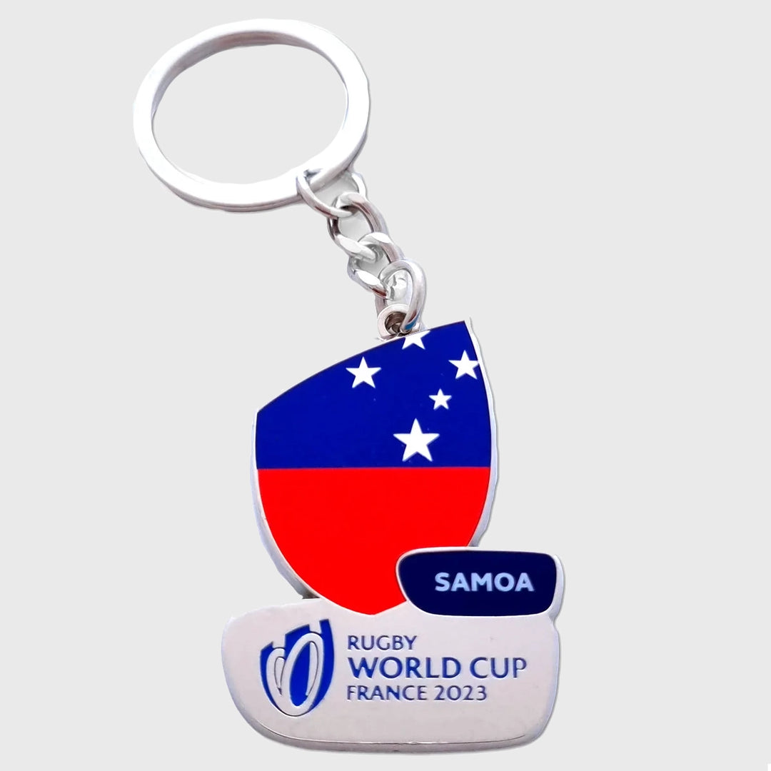 Official Rugby World Cup 2023 Samoa Flag Keyring - Rugbystuff.com