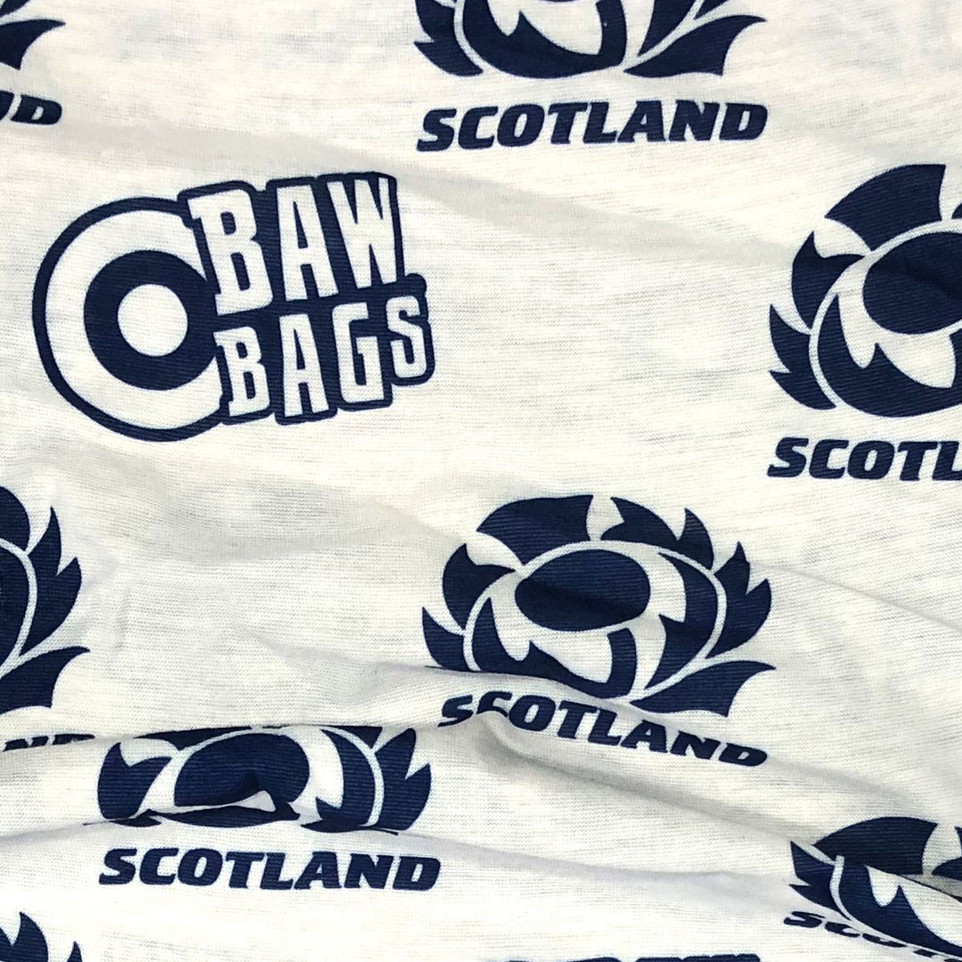 Bawbags Scotland Rugby Multi Sleeve Buff White/Navy - Rugbystuff.com