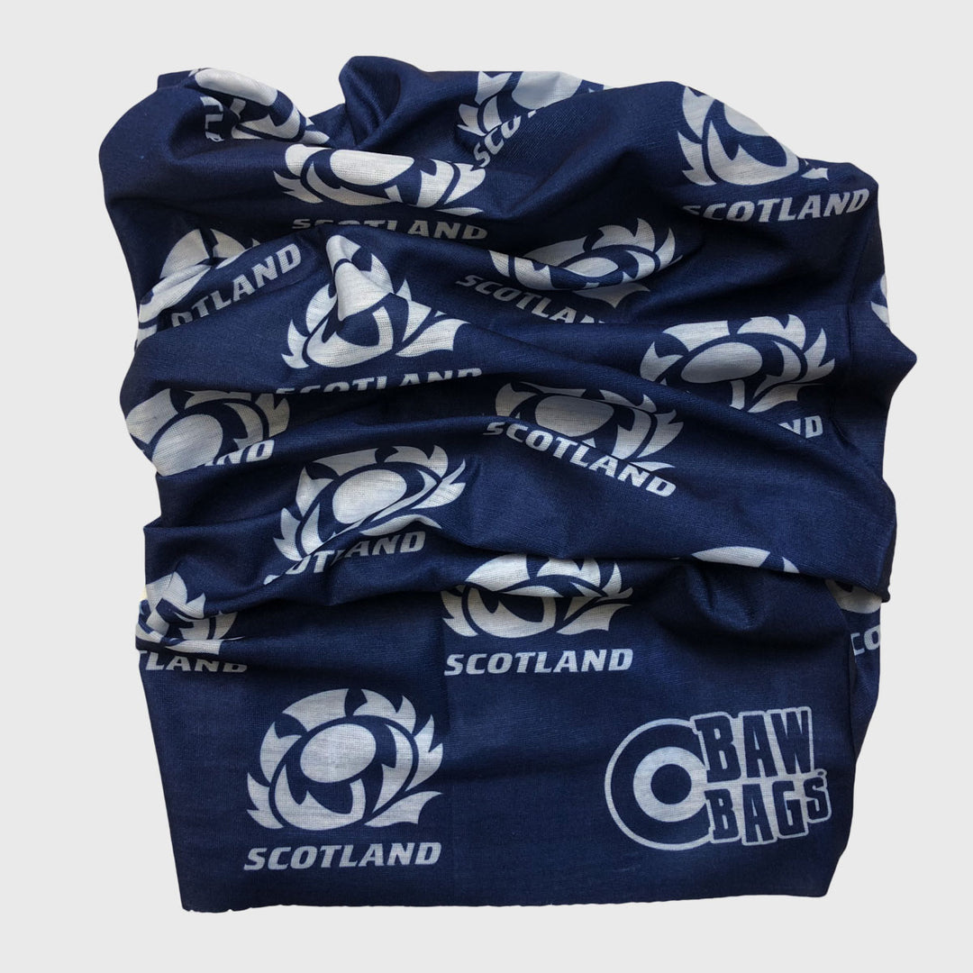 Bawbags Scotland Rugby Multi-Sleeve Snood Navy/White - Rugbystuff.com