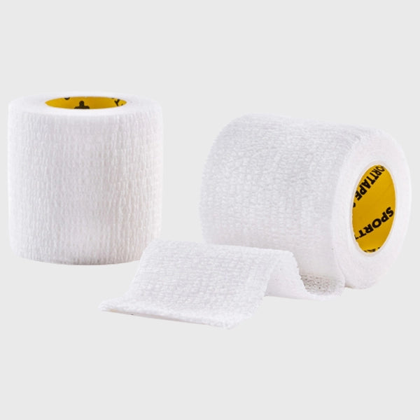 SportTape 5cm x 4.5m Sock Wrap White - Rugbystuff.com