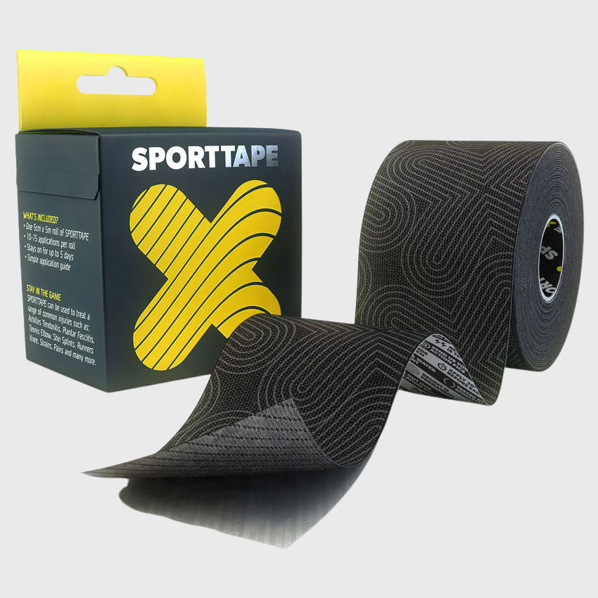 SportTape Kinesiology Tape 5m Roll Platinum - Rugbystuff.com