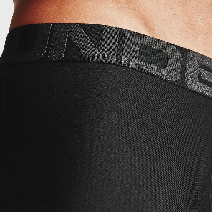 Under Armour Men's Tech 6" Boxerjock 2-Pack Black - Rugbystuff.com
