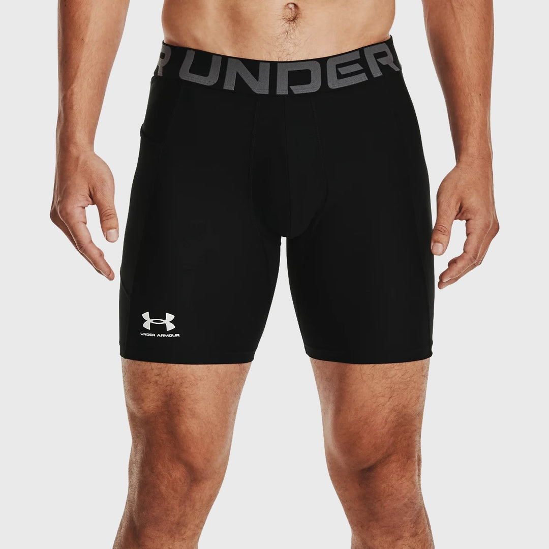 Under Armour Men's HeatGear Compression Shorts Black - Rugbystuff.com