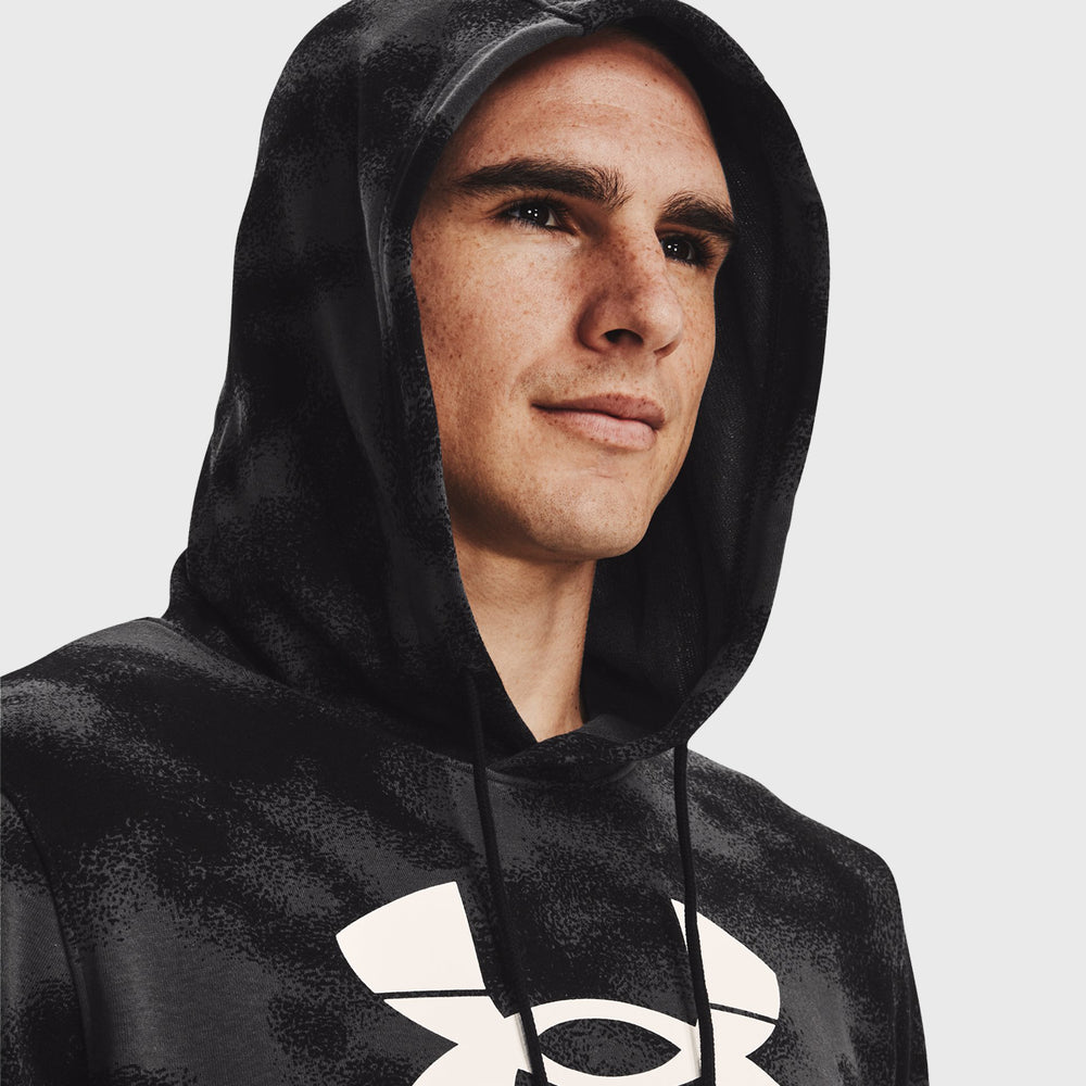 Under Armour Men's Rival Terry Hoody Black - Rugbystuff.com