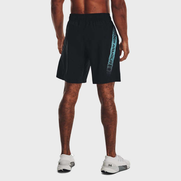Under Armour Men's Woven Graphic Gym Shorts Black - Rugbystuff.com