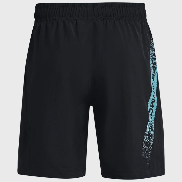 Under Armour Men's Woven Graphic Gym Shorts Black - Rugbystuff.com