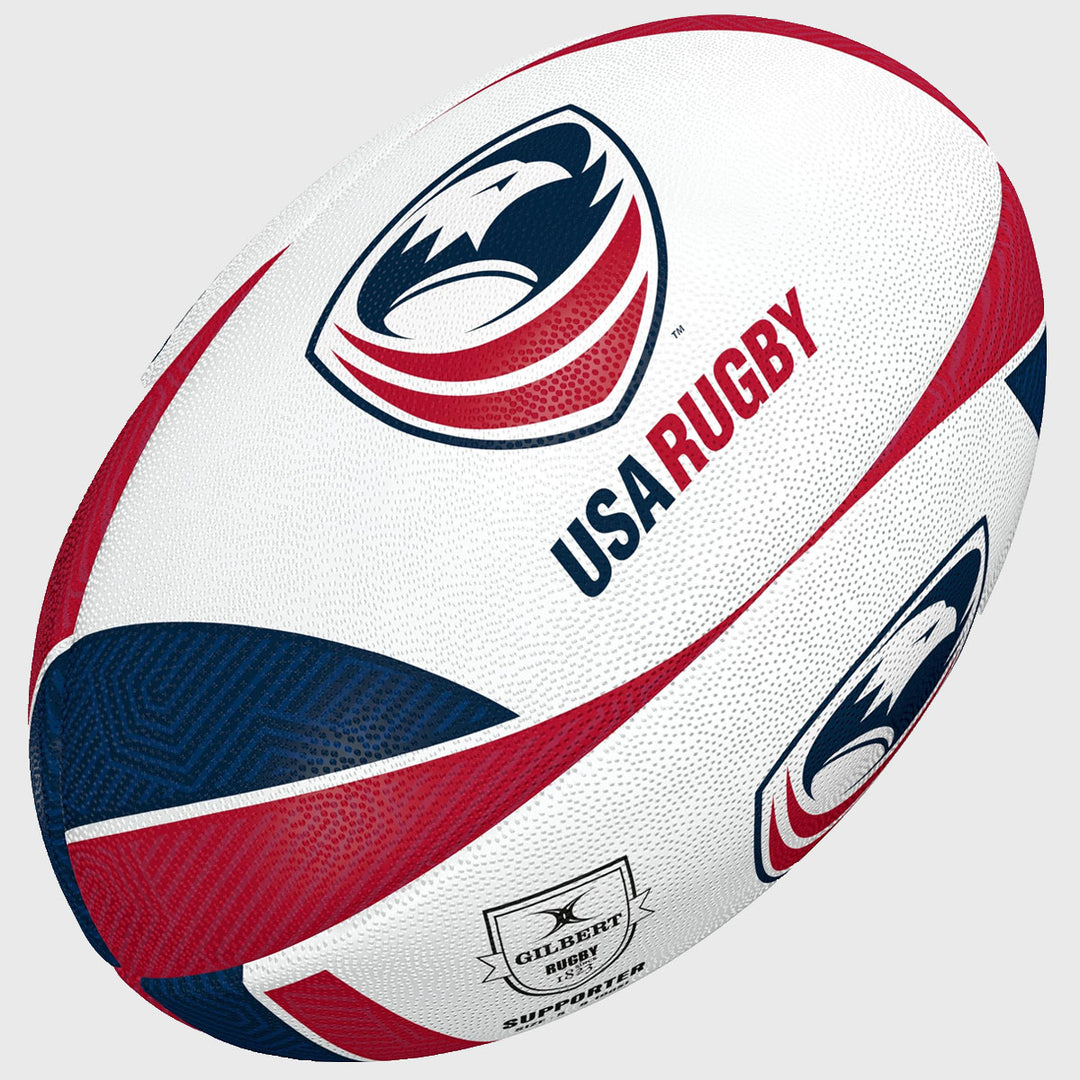 Gilbert USA Supporter Rugby Ball - Rugbystuff.com