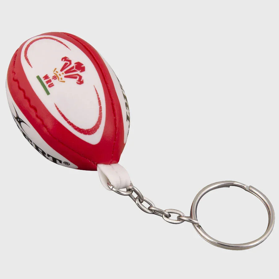 Official Gilbert Wales Rugby Ball Keyring – Rugbystuff.com