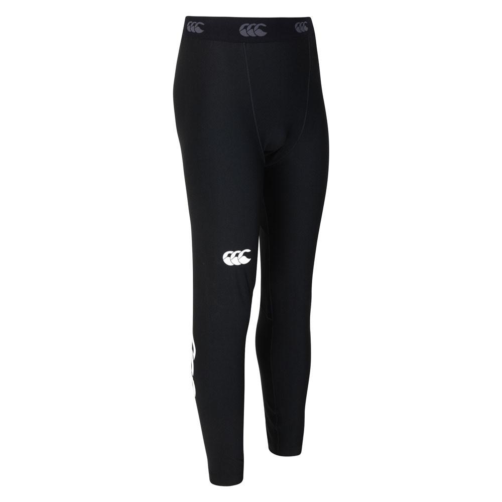 Canterbury Kid's Thermoreg Baselayer Leggings Black - Rugbystuff.com