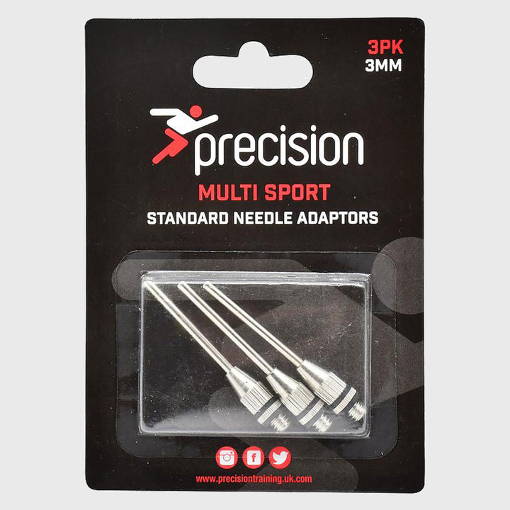 Precision Training Multisport Standard Needle Adaptors 3 Pack - Rugbystuff.com